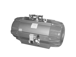 Angle stroke pneumatic actuator